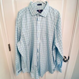 Vineyard Vines Shirt Mens Size 2XL All Cotton Cooper Multi Plaid Button Down